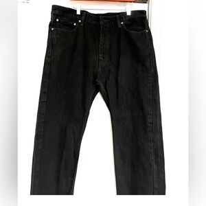 Levi's Black 505 Jeans 38 30